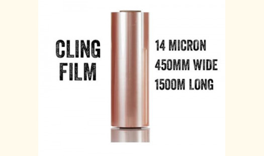 Cling Film 450mm Wide 1500m Long 14 Micron